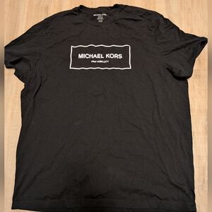Michael Kors Black Graphic Tee